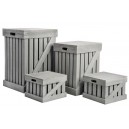 S/4 COFF BANQ LAT REC/CAR BO GR 37X37X56CM 