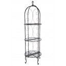 ETAG 3PLA ROND METAL GREIGE 63X63X190CM 