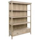 ETAGERE 3PL + 2 TIR BS NAT 128X42X180CM