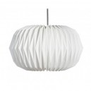 SUSPENSION PLISSEE ORIGAMI 34 X H.19 CM