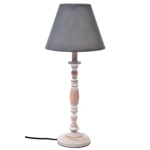 LAMPE DE TABLE CLAS+AJ BS GRGE 12X12X40CM