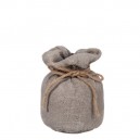 SOLIFLORE SAC CERAMIQUE GRIS 10X10X9CM