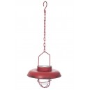 LAMPE PEND LED METAL ROUGE 25X25X63CM