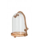 CLOCHE CORDE VE/BS TR/MAR S 17X17X26CM