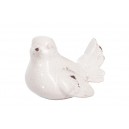 FIGURINE PIGEON ASS CER CR 13X10X11CM