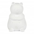 LAMPE LED OURS BLC 14X15XH20CM