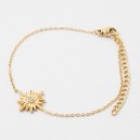 BRACELET SOLEIL DORE L15+5CM