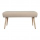 BANC ELEMENT ECRU 100X38X50CM