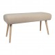 BANC ELEMENT ECRU 100X38X50CM