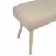BANC ELEMENT ECRU 100X38X50CM