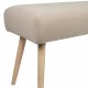 BANC ELEMENT ECRU 100X38X50CM