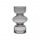 VASE ANIA GRIS D11XH18CM VERRE