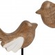DECO 2 OISEAUX FLOREALS BL+N H26