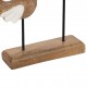 DECO 2 OISEAUX FLOREALS BL+N H26