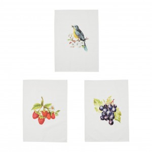 TORCHON FAUNE-FLORE 50X70