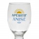 GOBELET X2 PASTIS BLEU+JAUNE 30CL-D8XH13.5CM VERRE