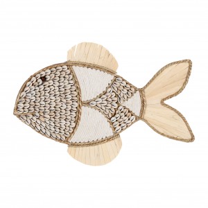 DECO POISSON ETE-MER NAT 36X26
