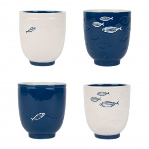 GOBELET ETE-MER BL OU BLC 17CL