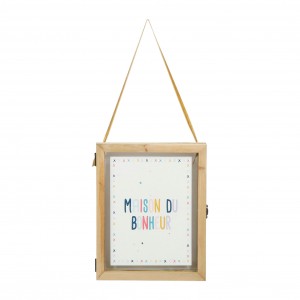 CADRE DECO MAISON RUBAN 20X25