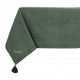 NAPPE RECTANGLE SPLENDEUR VERT 250X145CM COTON
