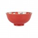 BOL FLEUR CHAMOUFLAGE ROUGE 30CL-D12.5XH6CM PORCELAINE