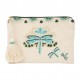 POCHETTE LIBELLULE SPLENDEUR NATUREL 22X15CM COTON