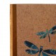 CARNET NOTE LIBELLULE OWARI BRUN 9X14CM-176 PAGES PAPIER KRAFT