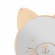 MIROIR CHATON NATUREL 23X26CM