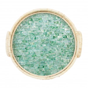 PLATEAU ROND MONARQUE VERT D30