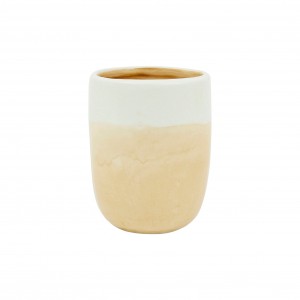 GOBELET VALLON BEIGE 10CL GRES