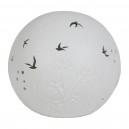 LAMPE BOULE HIRONDELLE BLC D20