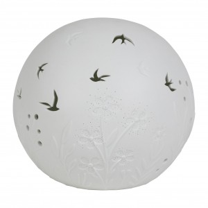 LAMPE BOULE HIRONDELLE BLC D20