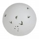 LAMPE BOULE HIRONDELLE BLC D20