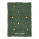 TORCHON CUEILLETTE VERT 50X70