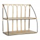 ETAGERE MUR 2N MONARQUE 61X56